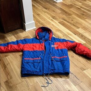 NFL Giants Carl Banks coat 2xlt